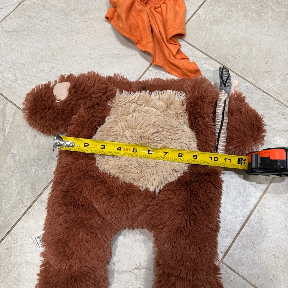 Star Wars Ewok Dog Costume with Orange Hat - Picture 2 of 7